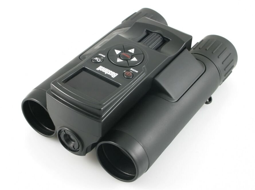 The Bushnell ImageView HD 118328 binoculars with digital camera.