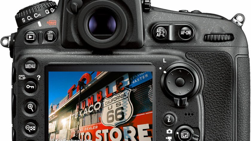 The Nikon D810 camera model