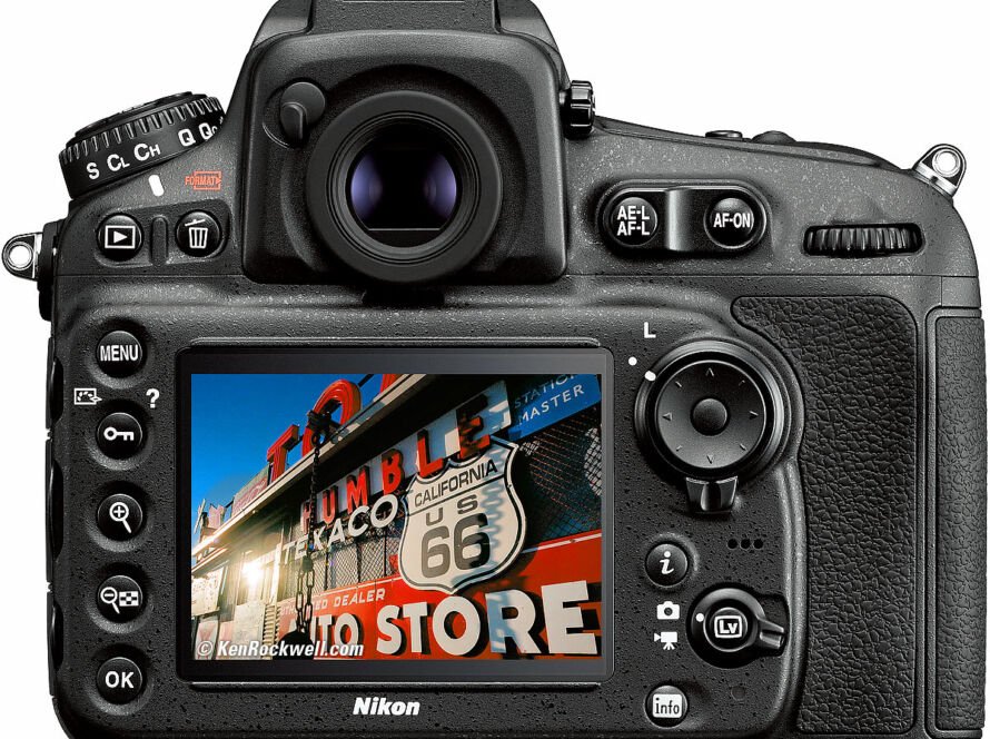 The Nikon D810 camera model