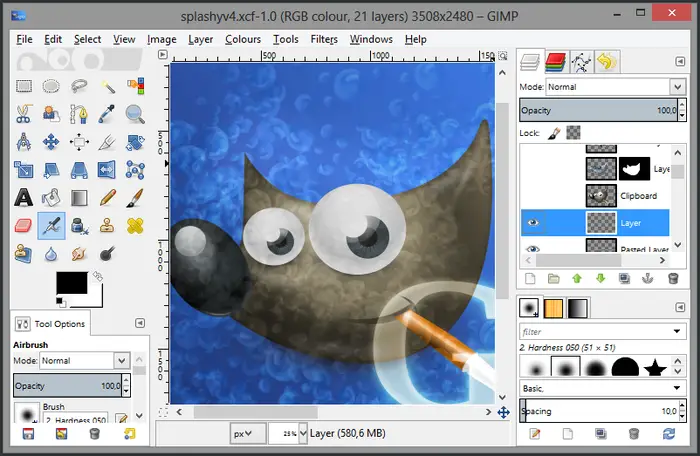 free photo editing software - GIMP