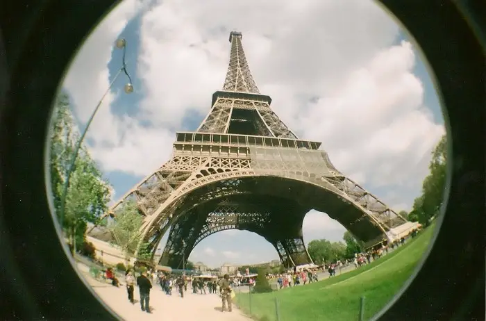 paris lomography fisheye film photography