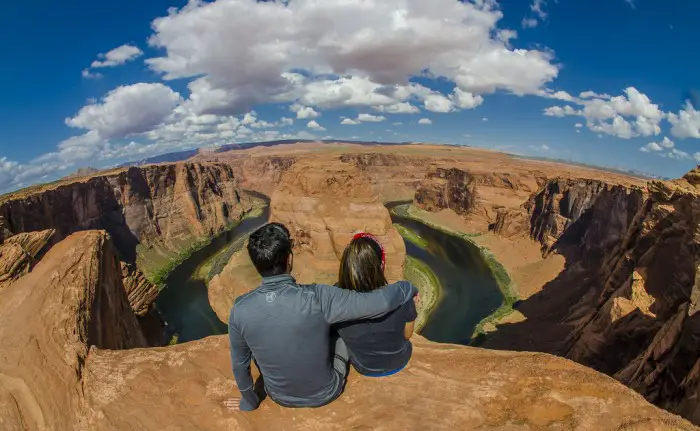 horseshoe bend arizona fisheye perspective distortion