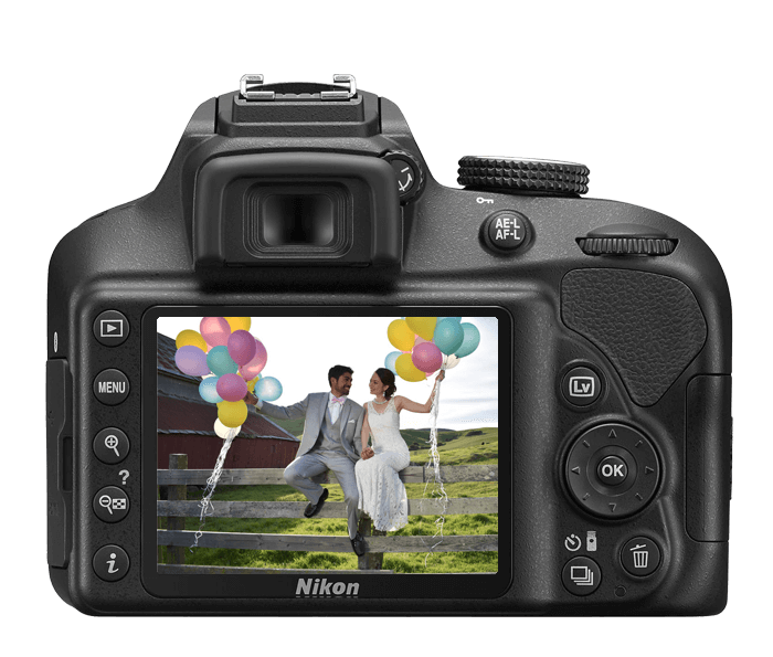 Nikon D3400 LCD display