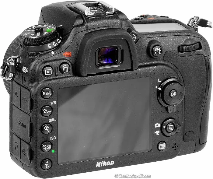 Nikon D7200 LCD