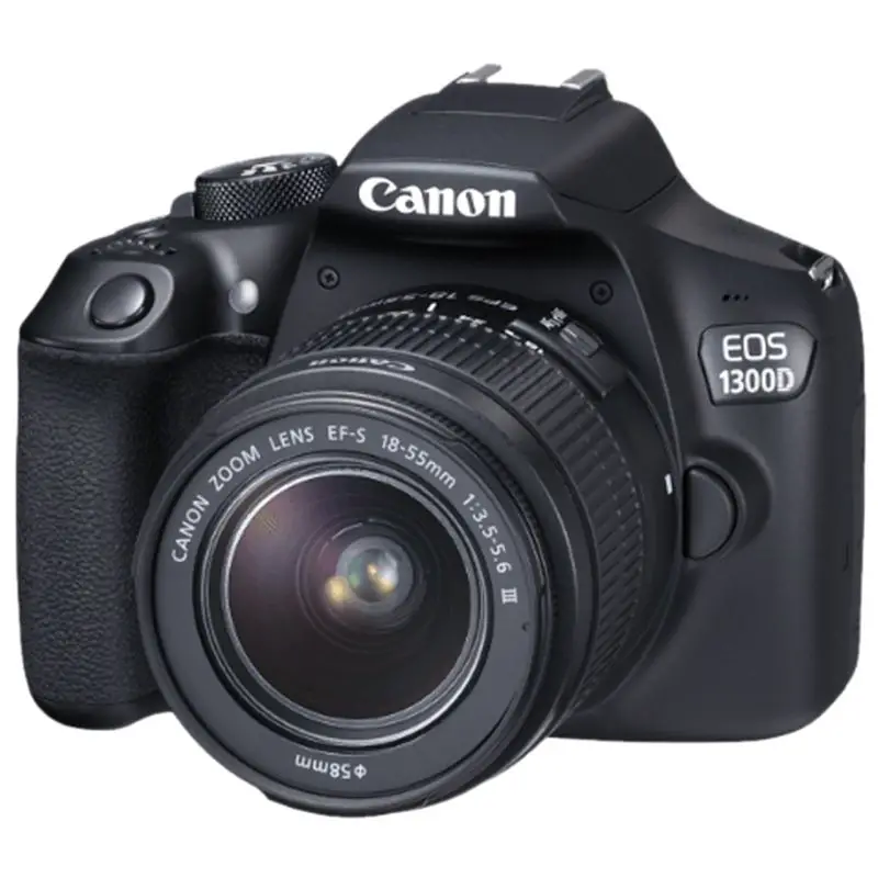 Canon 1300D body and lens