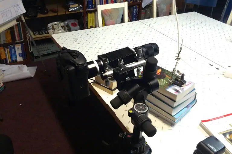 camera set up for macro photography